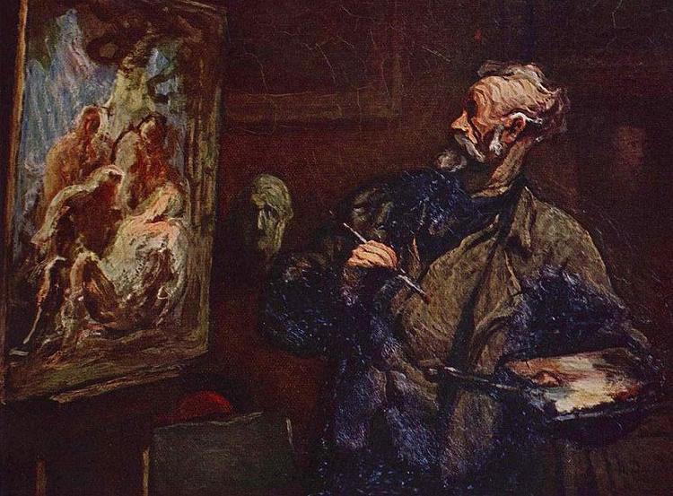 Honore Daumier Der Maler